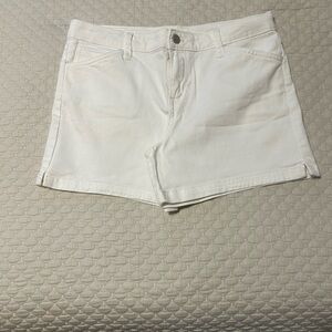 Calvin Klein Women's White Denim Shorts